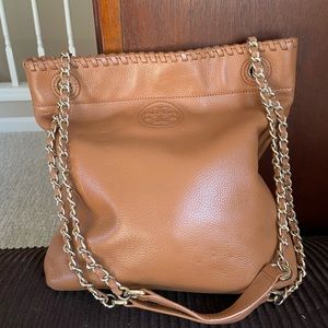 Tan Tory Burch shoulder/crossbody bag